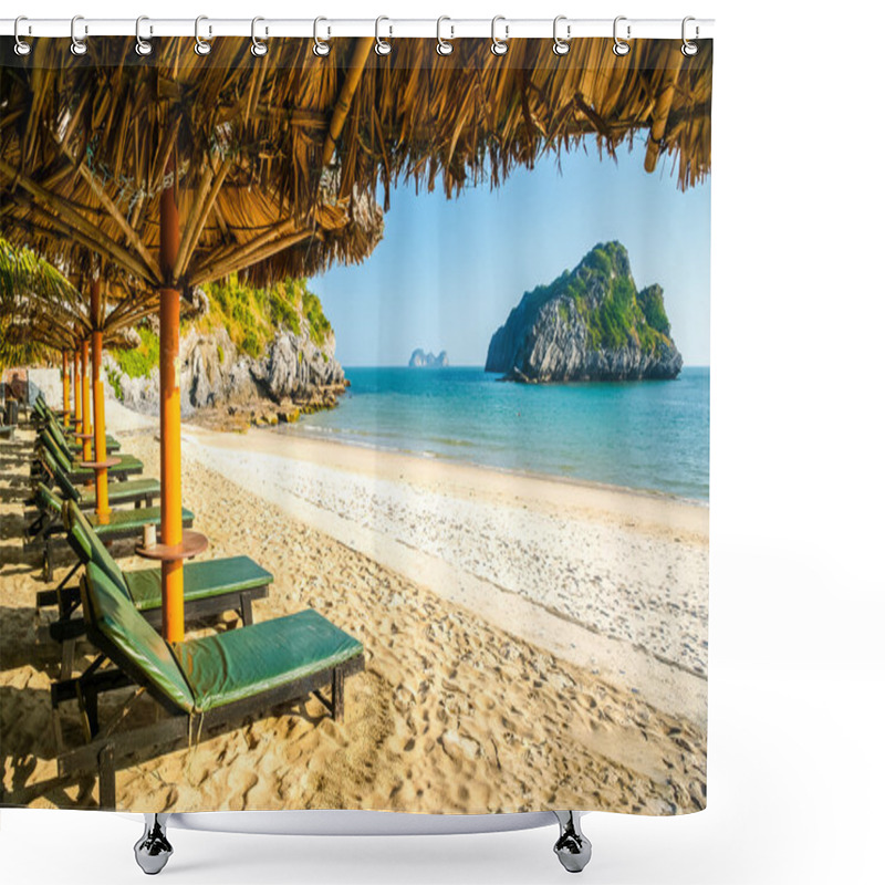 Personality  Tropical Resort Shower Curtains