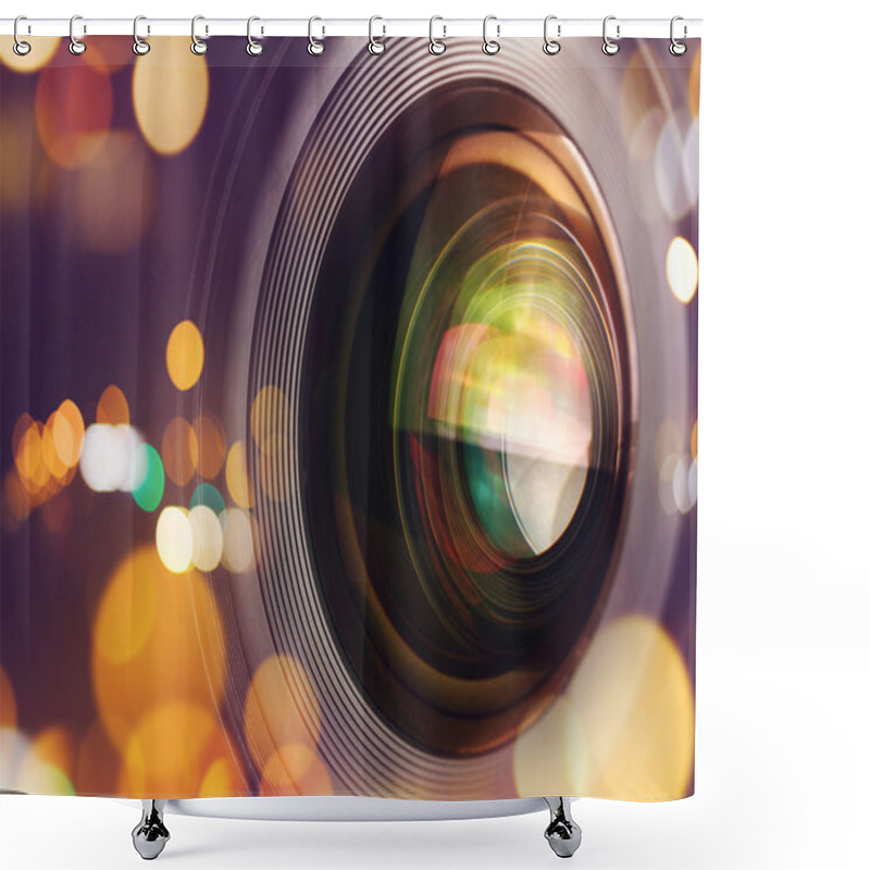 Personality  Photographic Camera Lens With Bokeh Light Shower Curtains