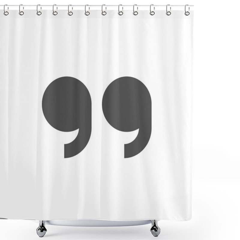 Personality  Quote Modern Icon Shower Curtains