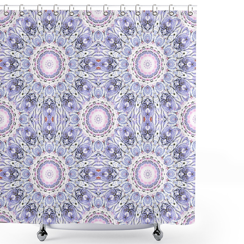 Personality  Beautiful Kaleidoscope Seamless Pattern Shower Curtains