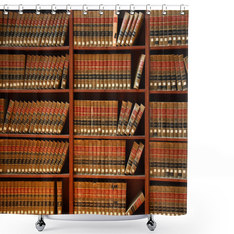 Personality  Law Book Library Shower Curtains