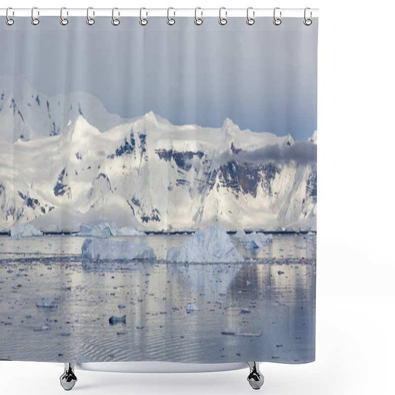 Personality  Coast Of Antarctica Shower Curtains