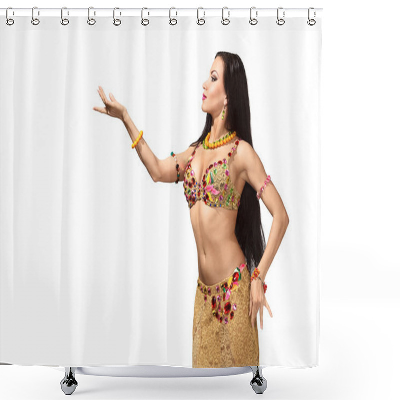 Personality  Beautiful Belly Dancer Woman Shower Curtains