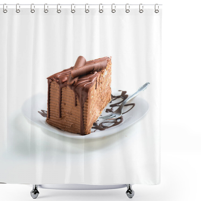 Personality  Slice Of Cake Shower Curtains