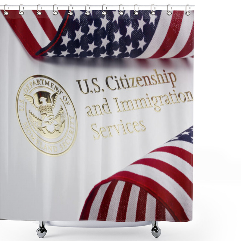 Personality  U.S. Department Of Homeland Security Logo Shower Curtains