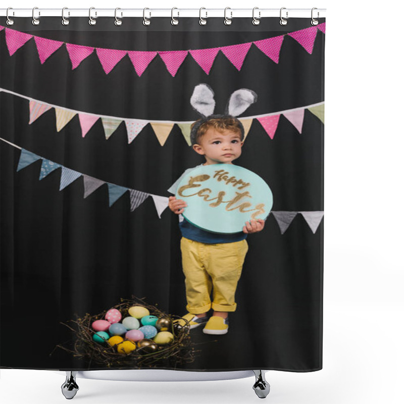 Personality  Happy Easter Shower Curtains