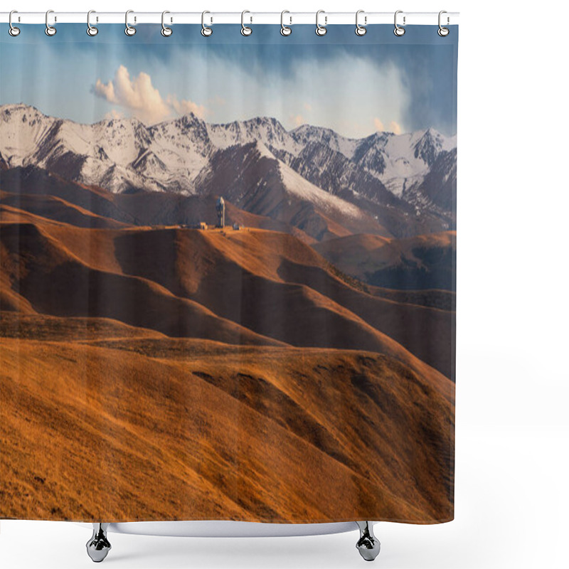 Personality  Tien Shan Mountains In Almaty, Kazakhstan, Central Asia Shower Curtains