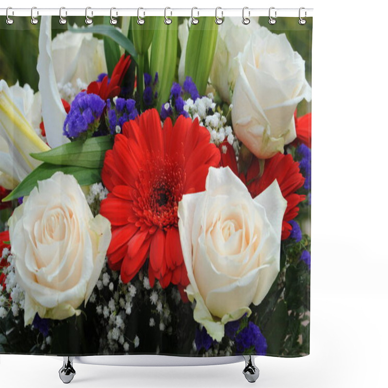 Personality  View Of Beautiful Spring Flowers Shower Curtains