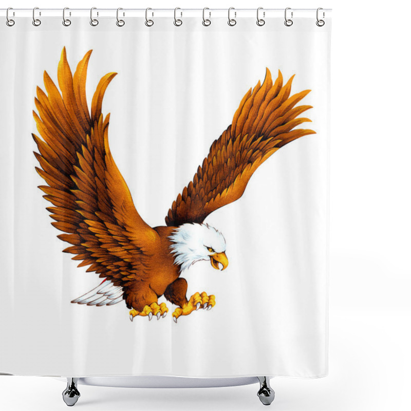 Personality  Eagle, Shower Curtains