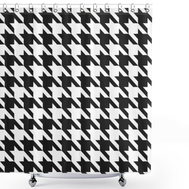 Personality  Houndstooth Pattern Shower Curtains