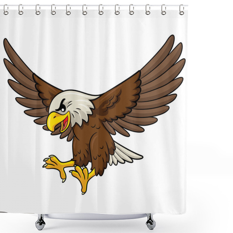 Personality  Eagle Cartoon Shower Curtains