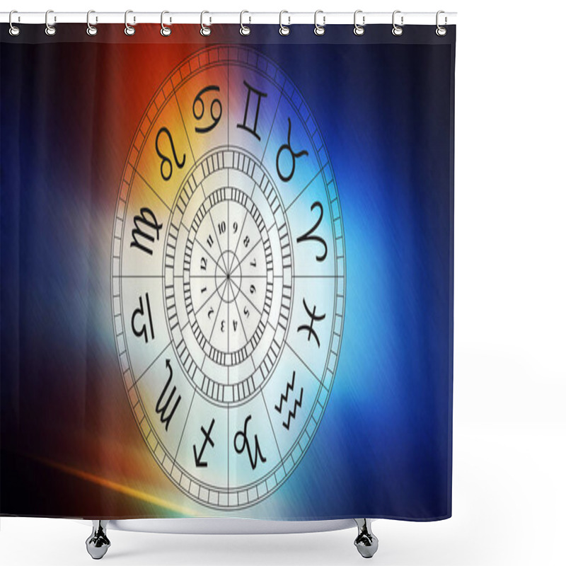 Personality  Zodiac Astrology Signs For Horoscope Shower Curtains