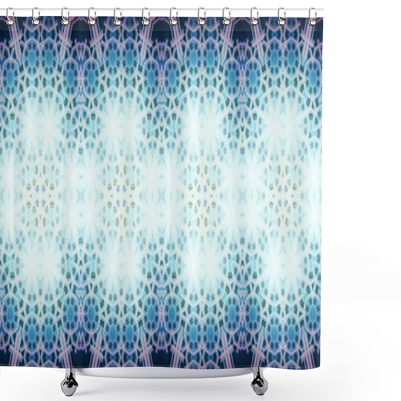 Personality  Seamless Art Pattern. The Texture Of The Carpet Is Seamless. Ribbon Pattern Shower Curtains