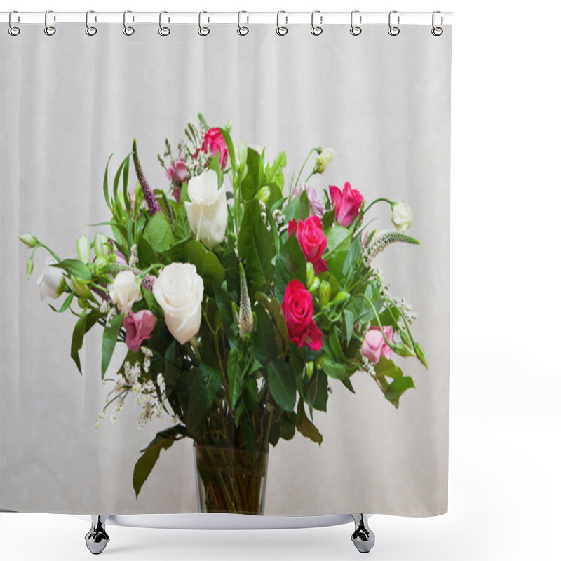 Personality  Flowers Bouquet Shower Curtains