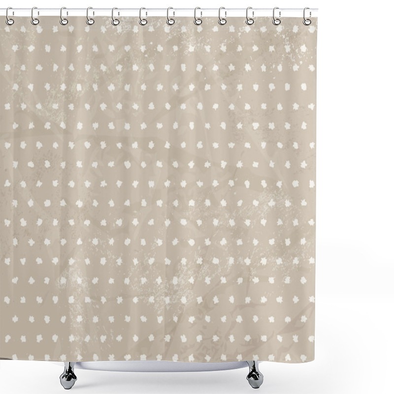 Personality  50s Background - Retro Background Pattern Shower Curtains