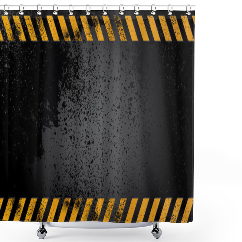 Personality  Under Construction Background Shower Curtains