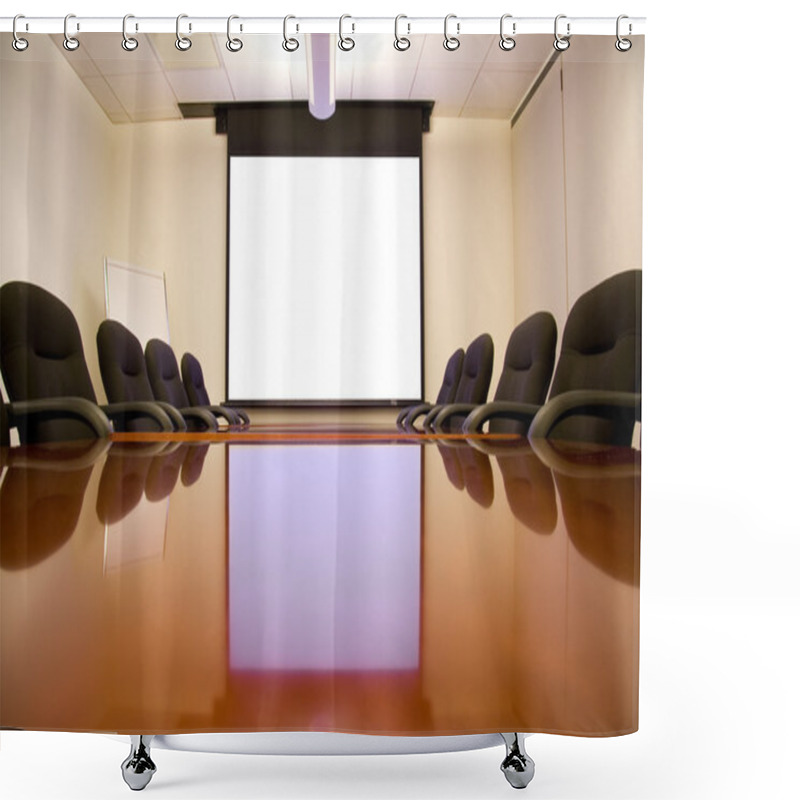 Personality  Meeting Room With Screen Shower Curtains