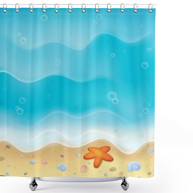 Personality  Beach Theme Image 6 Shower Curtains