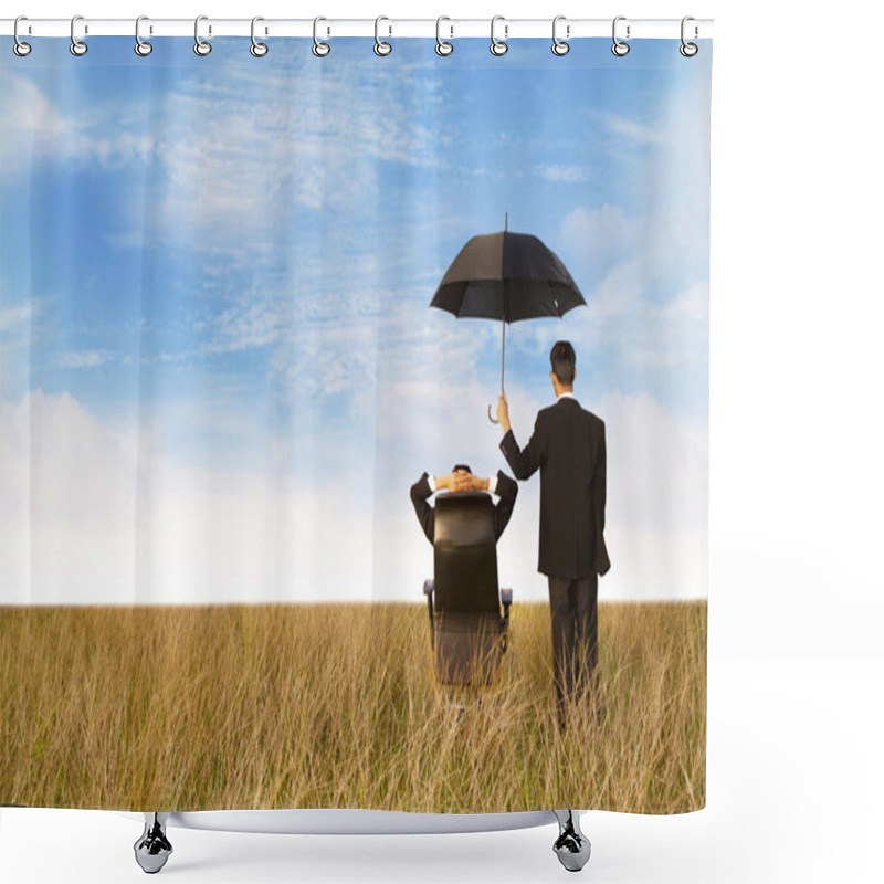 Personality  The Insurance Agent Protection Shower Curtains