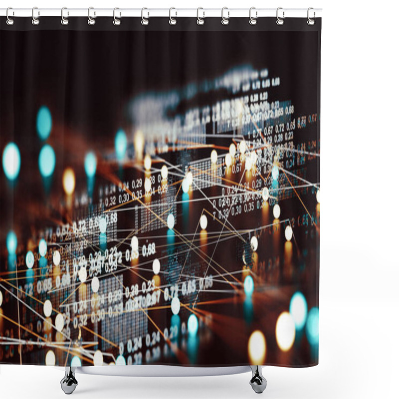 Personality  Data Structure And Information Tools For Networking Business Shower Curtains