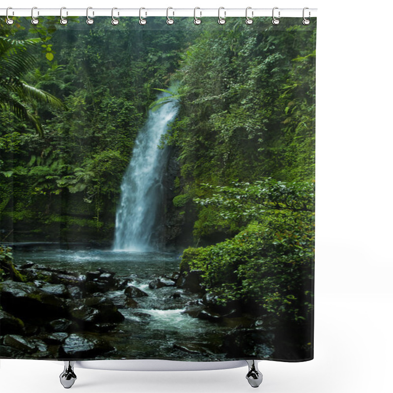 Personality  Beautiful Indonesian Landscapes Shower Curtains