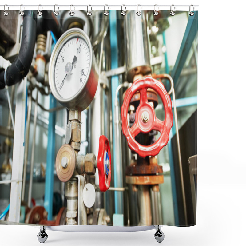 Personality  Heating System Boiler Room Equipments Shower Curtains