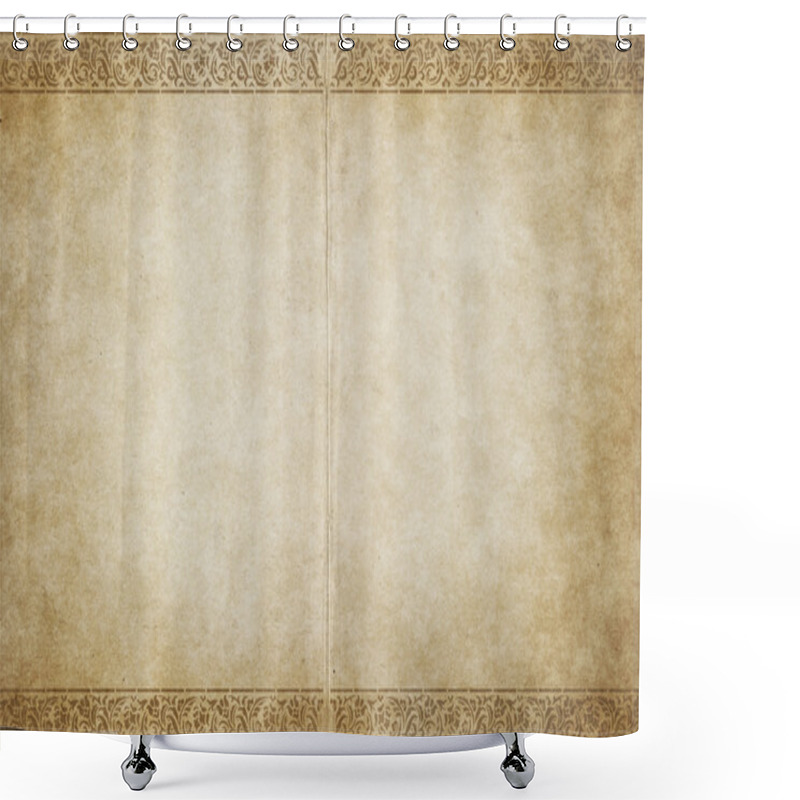 Personality  Old Parchment Paper Shower Curtains