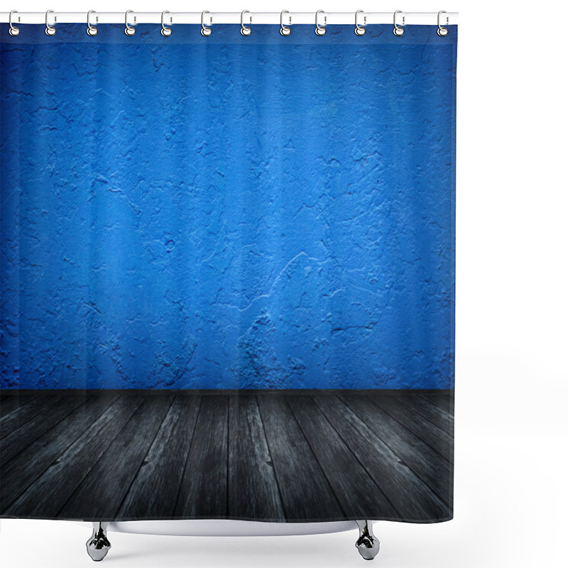 Personality  Dark Blue Room Shower Curtains