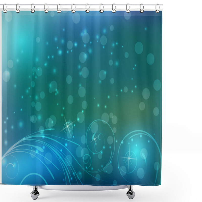 Personality  Abstract Floral Background Shower Curtains