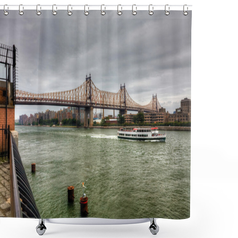 Personality  The Queensboro Bridge From Manhattan To Queens Shower Curtains