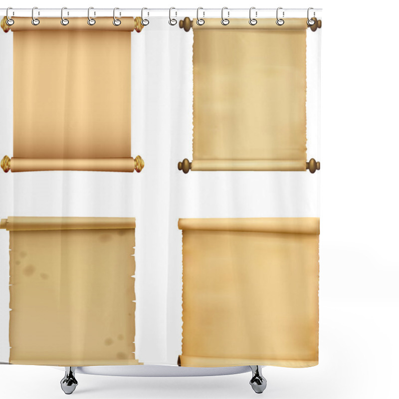 Personality  Old Scrolls Shower Curtains