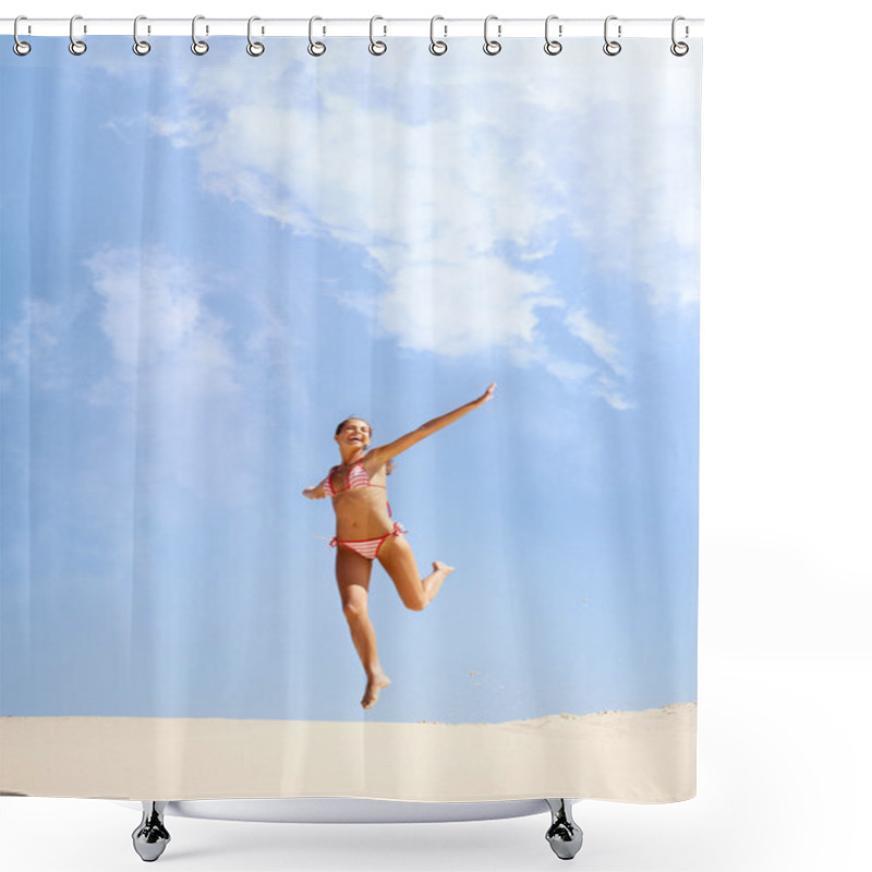 Personality  Feeling Joy Shower Curtains