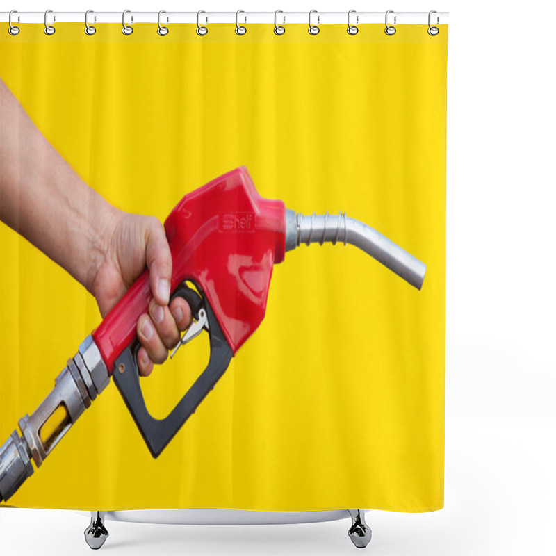 Personality  Pumping Gas Shower Curtains