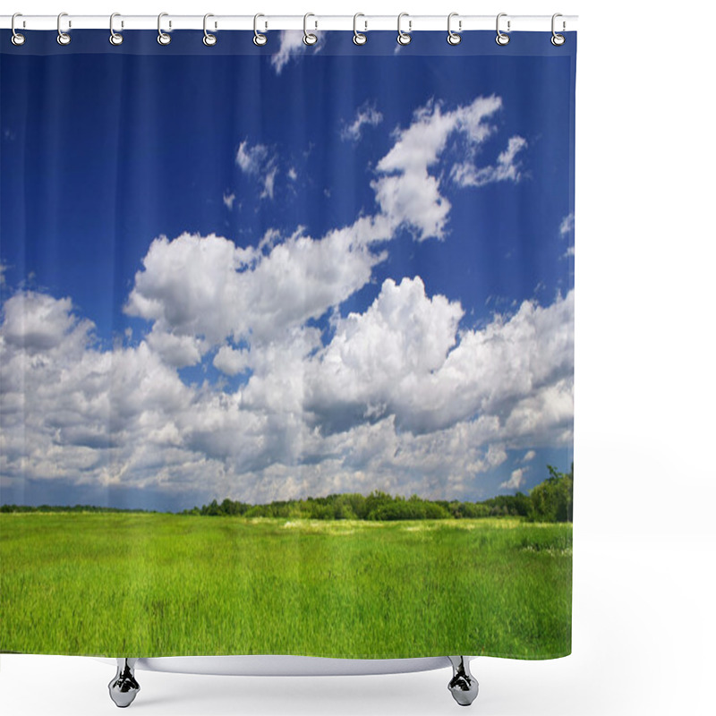 Personality  Green Grass Shower Curtains