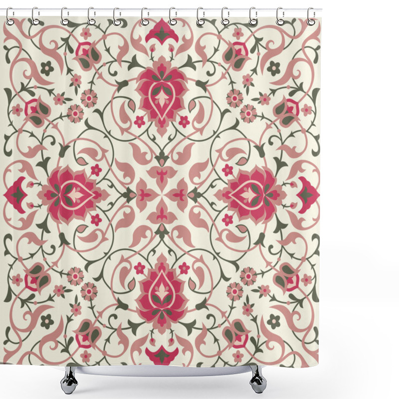 Personality  Traditional Ethnic Floral Design Shower Curtains