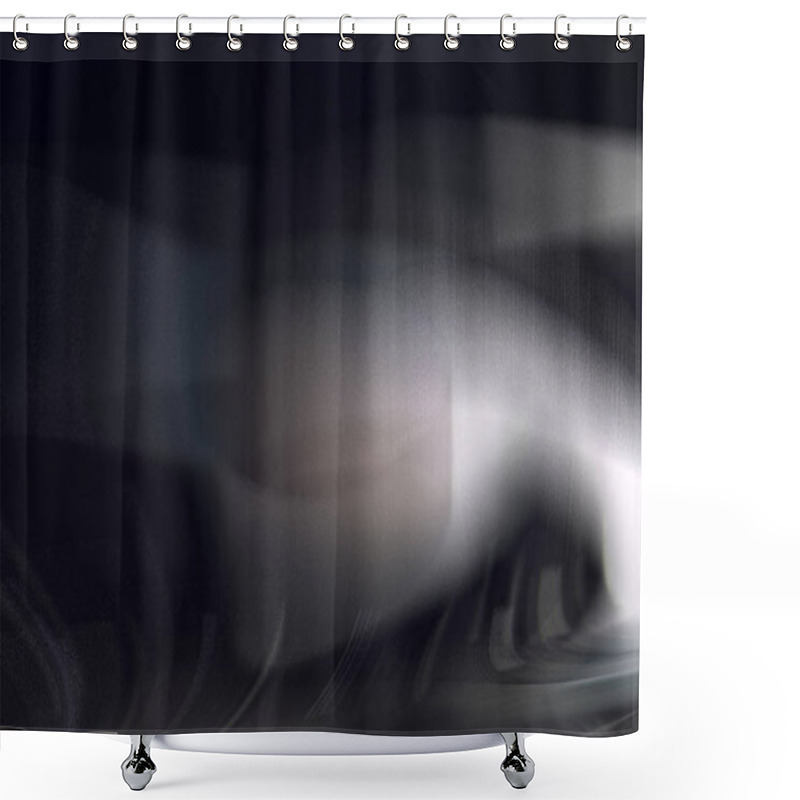 Personality  Background Of Vertical Wavy Lines Of Pastel Abstract Shower Curtains