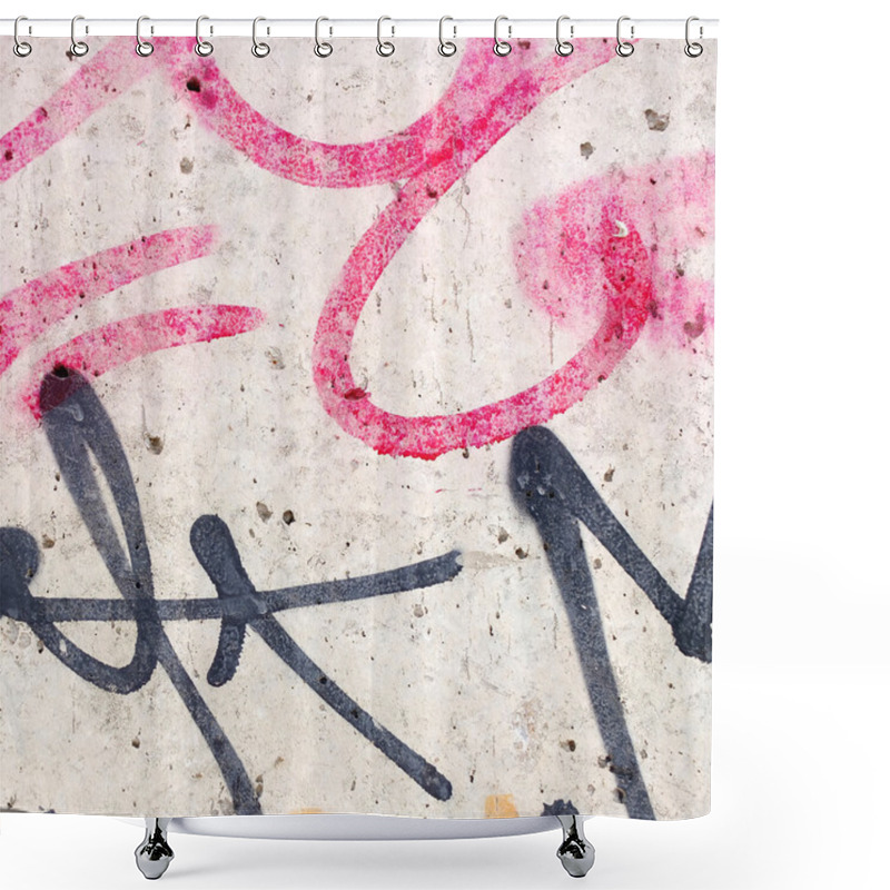 Personality  Graffiti Shower Curtains