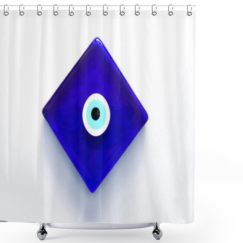 Personality  Evil Eye Beads Shower Curtains