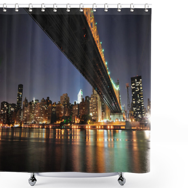 Personality  Queensboro Bridge Shower Curtains