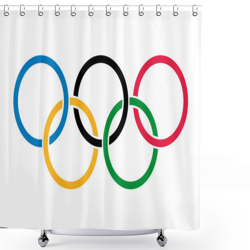 Personality  Olympic Flag Shower Curtains