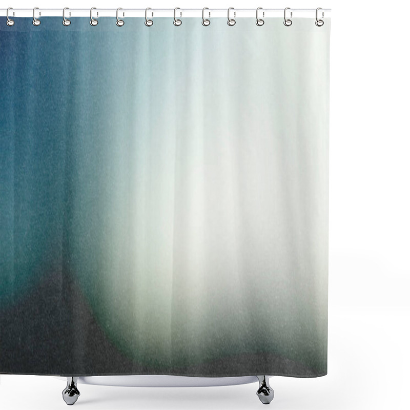 Personality  Soft Blue White Gradient Background With Subtle Noise Texture, Creating A Serene And Minimalistic Feel. Vibrant Color Blend For Modern Web And Graphic Design Projects. Shower Curtains