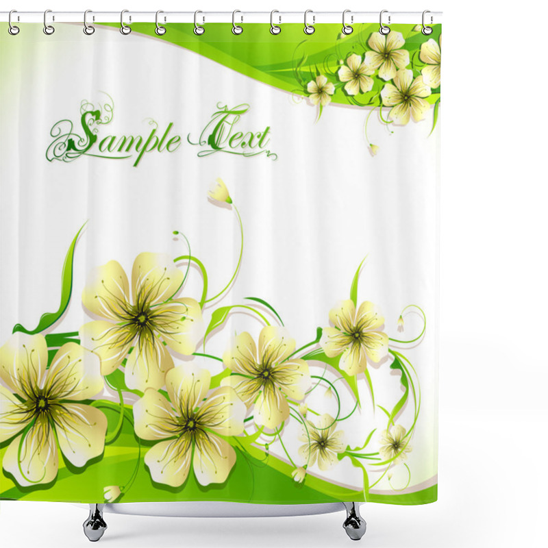 Personality  Flower Shower Curtains