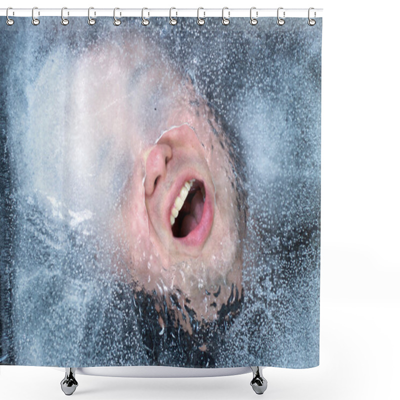 Personality  Gasping For Air Through The Ice Shower Curtains