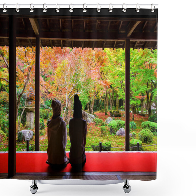 Personality  Japanese Girls At Enkoji Temple, Kyoto Shower Curtains