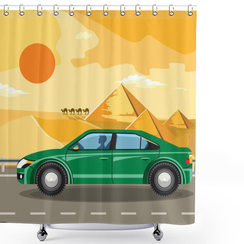 Personality  Travel Photo Template Shower Curtains