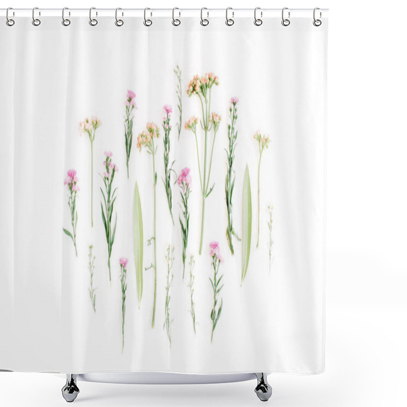 Personality  Creative Wildflowers Arrangement Shower Curtains