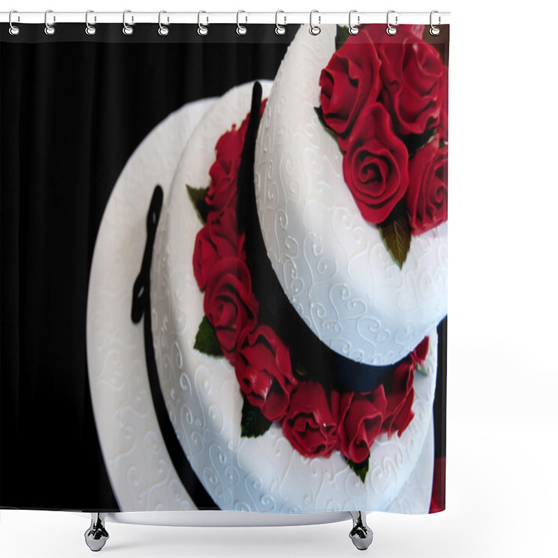 Personality  Rose Cake Shower Curtains