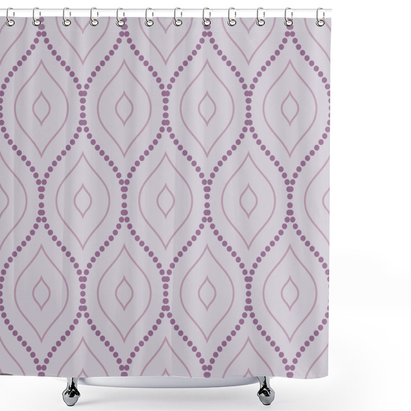 Personality  Geometric Seamless Vector Pattern Shower Curtains