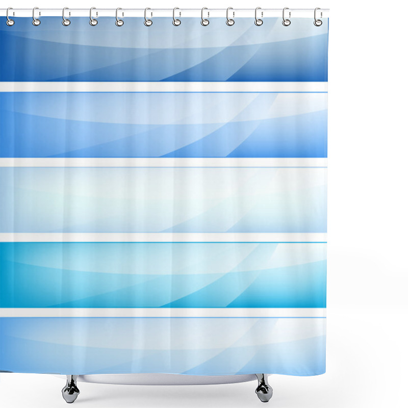 Personality  Web Banners Set Shower Curtains