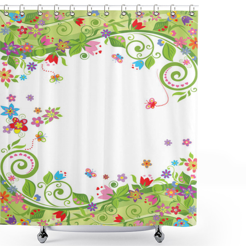 Personality  Summer Funny Banner Shower Curtains